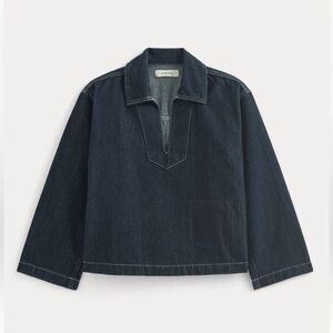 NWT Everlane Cropped Denim Tunic in Tungsten rinse